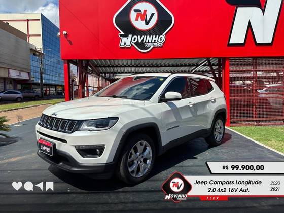 JEEP COMPASS 2.0 16V FLEX LONGITUDE AUTOMÁTICO JEEP COMPASS 2.0 16V FLEX LONGITUDE AUTOMÁTICO